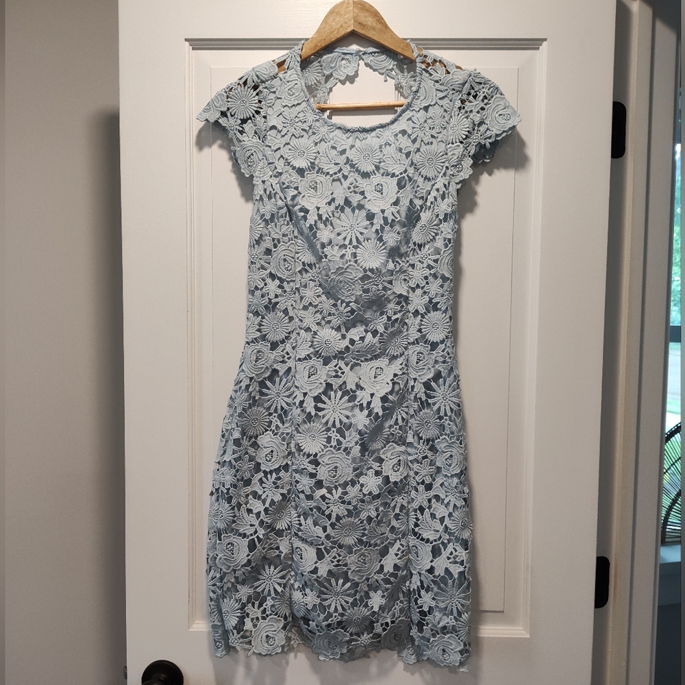 Lulu's Romance Language Backless Dress - Picture 4 of 6